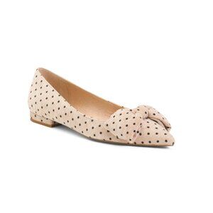 CECELIA NEW YORK Nude Brie Bow Flats
